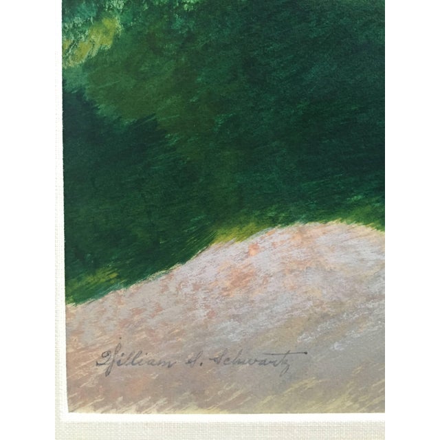 American William S. Schwartz, Portrait of an Old Man with Cane, Important Chicago Modernist WPA Artist, c. 1940 For Sale - Image 3 of 6