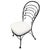 1950s Restored Mid-Century Iron Café Patio/Outdoor "Ribcage" Chair by Woodard Set of 30 For Sale - Image 5 of 9