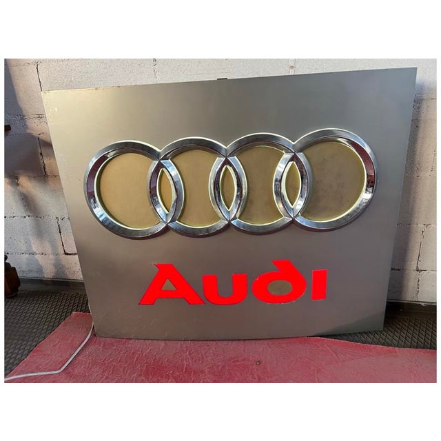 Audi Backlit NEON Sign, 1980s For Sale - Image 15 of 18