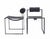 Mid-Century Modern Prima Black Chairs by Mario Botta for Atlas, Italy, 1980s, Set of 2 For Sale - Image 3 of 10