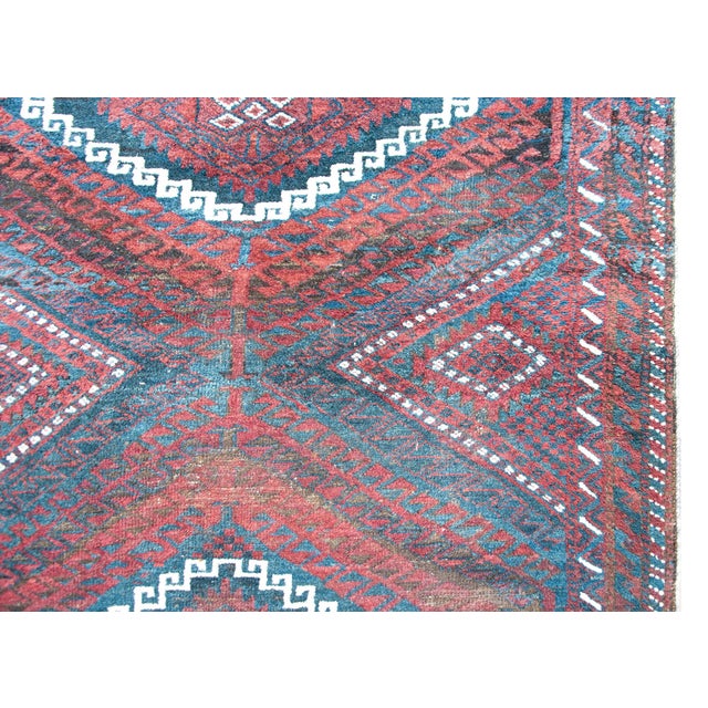 Vintage Afghani Baluch Rug For Sale - Image 9 of 13