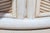 Vintage Hollywood Regency Style Flower Pencil Reed Rattan Pedestal Dining Table With Oval Glass Top For Sale - Image 17 of 18