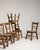 Wood 1970s Set of Six Oak Dining Chairs For Sale - Image 7 of 17