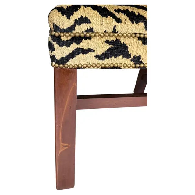 Ralph Lauren High Back Tiger Dining Accent Chair For Sale - Image 10 of 11