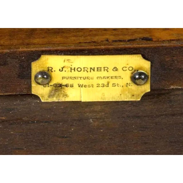 Ornamental & Decorative Materials R. J. Horner Victorian Faux Bamboo and Bird's Eye Maple Vanity For Sale - Image 7 of 14