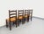 Four vintage Brutalist chairs from the 1950s/60s, French design attributed to Georges Robert, rustic chalet style...