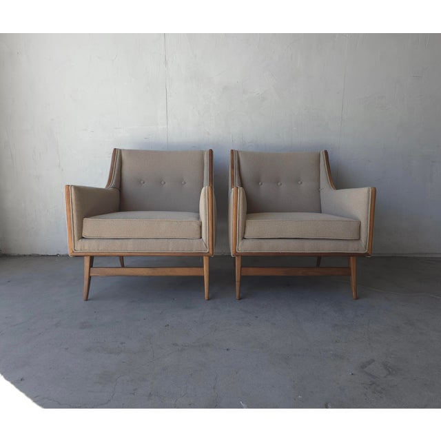 Paul McCobb Pair of Mid Century Lounge Chairs by Paul McCobb - Restored For Sale - Image 4 of 12