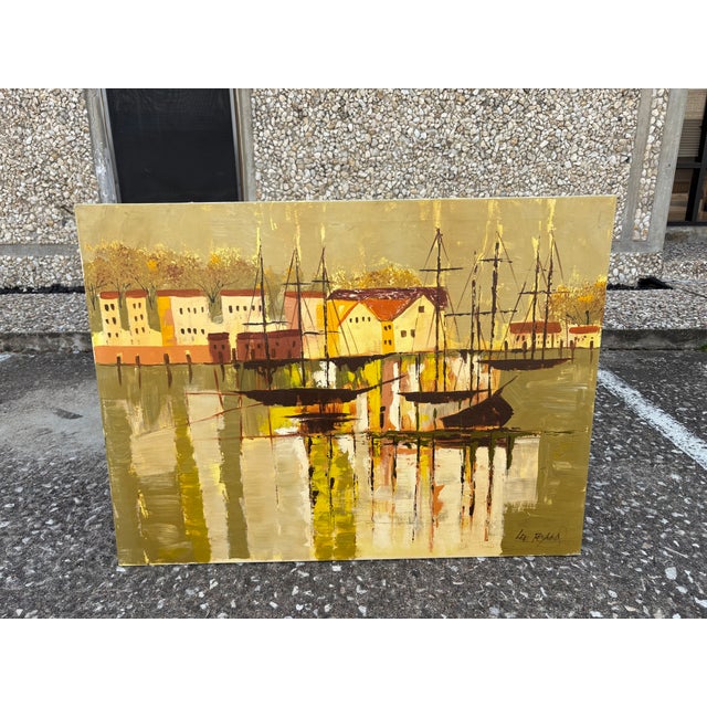 Mid-Century Modern Mid 20th Century Oil on Canvas Signed Lee Reynolds For Sale - Image 3 of 9