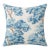 Sherwood Embroidered Pillow Cover in Blue, 22x22 Pillow For Sale