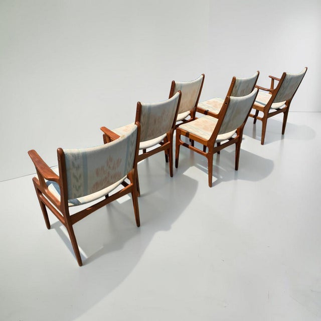 1970s D-Scan Teak Dining Chairs - Set of 6 For Sale - Image 5 of 13