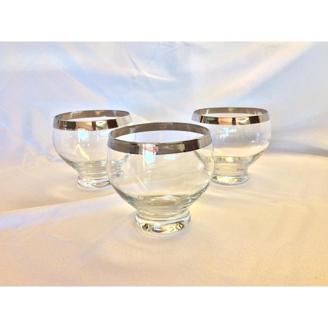 Mid-Century Modern Dorothy Thorpe Style Cocktail Glasses - Set of 3 For Sale - Image 3 of 13