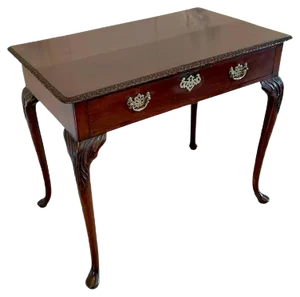 Antique George III Style Mahogany Side Table