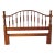 Vintage, in the Style of Ethan Allen - Spindle Queen/ King Headboard (Only No Side, Rails or Footboard) For Sale