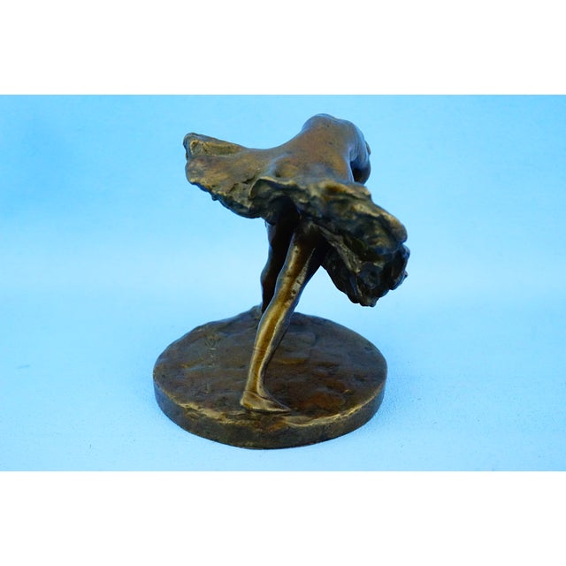Edgar Degas, Ballerina Tying Her Shoe, 1890s, Bronze For Sale - Image 4 of 18