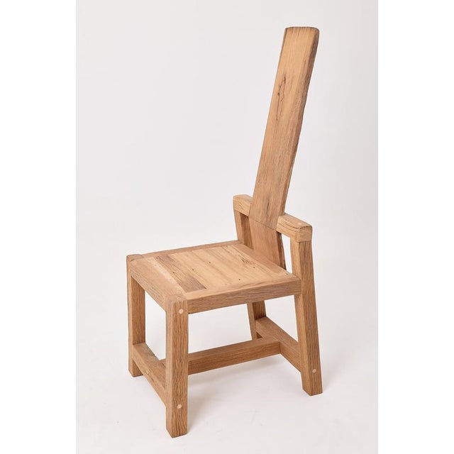 Massive Oak Chair by Logniture For Sale - Image 8 of 15