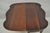 Antique Sheraton Federal Mahogany Urn Inlay Flip Serpentine Console Game Table For Sale - Image 11 of 18