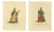 Grand Tour Italian Costume Prints, Habit of a Lady of Ischia, an Island in the Gulf of Naples, 1749, Paper, Set of 2 For Sale
