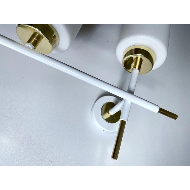 Vintage Opaline Glass Sconces from Lunel, 1960s, Set of 2 For Sale - Image 12 of 16
