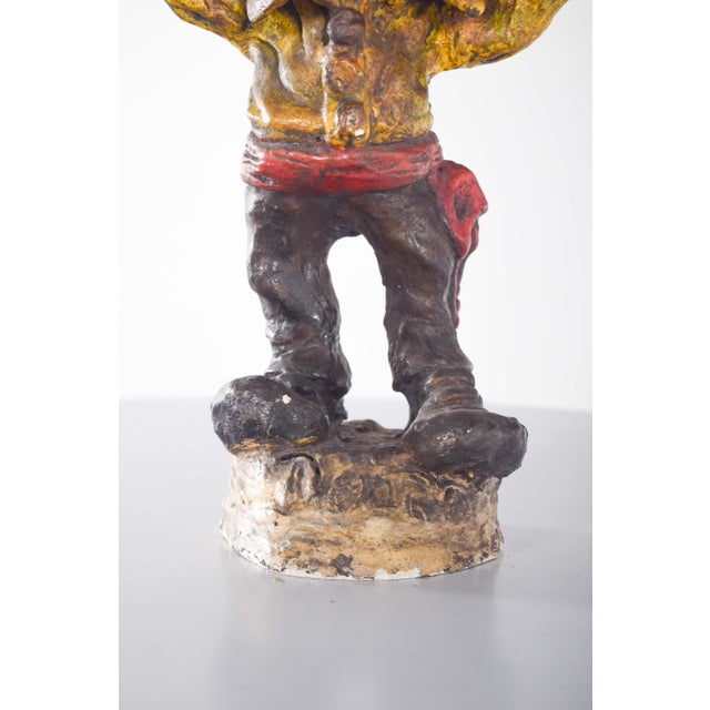 Painted Clay Sculptures by Ceramist Solrac, Portugal, 1980s, Set of 4 For Sale - Image 16 of 18