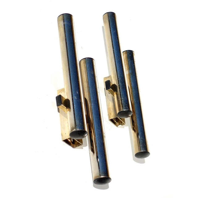 Vintage Italian Wall Lamps from Sciolari, 1970s, Set of 2 For Sale - Image 6 of 8