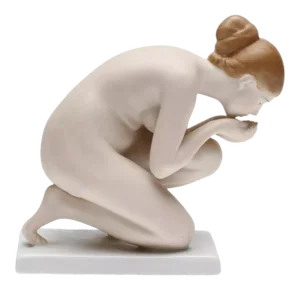 Girl Drinking Water Figure from Rosenthal