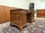 English Partner Desk with Green Leather Top For Sale - Image 5 of 18