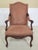 Approx: 15 Years Old Carved Details Quality Construction French Style Tack Head Trim Condition: Stain On Seat & Minor Wear...