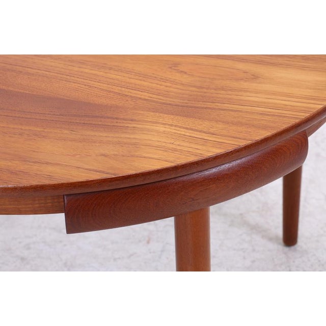 Vintage Teak Roundette Dining Table by Hans Olsen for Frem Røjle For Sale - Image 11 of 17
