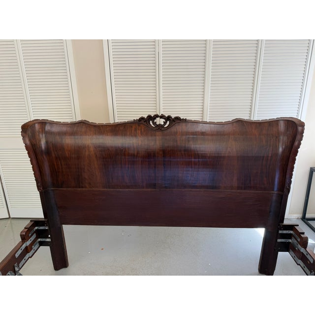 Early 20th-Century Italian Antique Bed Frame For Sale In San Diego - Image 6 of 9