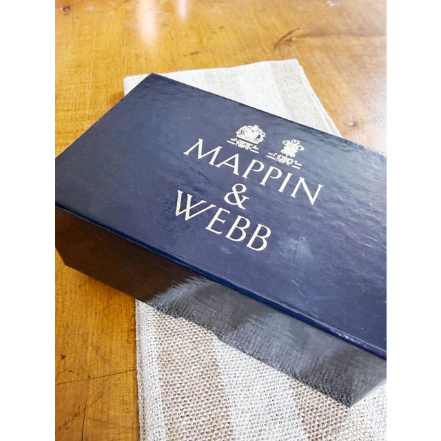 English Vintage English Sterling Silver Napkin Rings - Set of 6 For Sale - Image 3 of 8