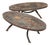 Brutalist Coffee Tables, 1950s, Set of 2 For Sale