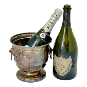 Petite Silverplate English Champagne Split Ice Bucket