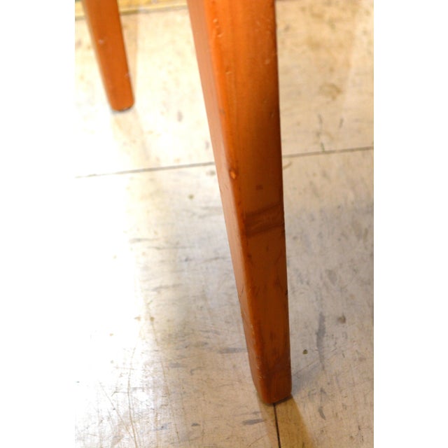1970s Vintage Arts & Crafts Shaker Ethan Allen Pine Side Table W/ Drawer - Country Craftsman Collection For Sale - Image 16 of 18