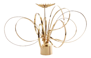 Golden Swirls and Mum by Art Flower Maker