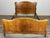 Vintage French Double Bed with Frame in Oak For Sale - Image 11 of 11