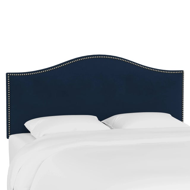 Not Yet Made - Made To Order Ashland Headboard in Ink Classic Velvet, Twin For Sale - Image 5 of 5