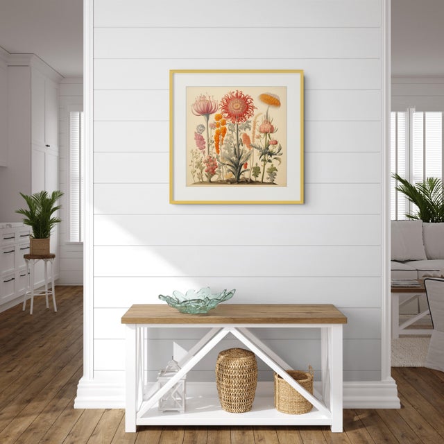 Antique Botanical Garden Study – Fine Art Print This striking natural history print reproduces an antique botanical...