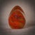 Orange Mid-Century Modern Orange Murano Art Glass Egg, Italy, 1980s For Sale - Image 8 of 9