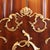 Wood Scandinavian Rococo Walnut and Gilt Mirror For Sale - Image 7 of 10