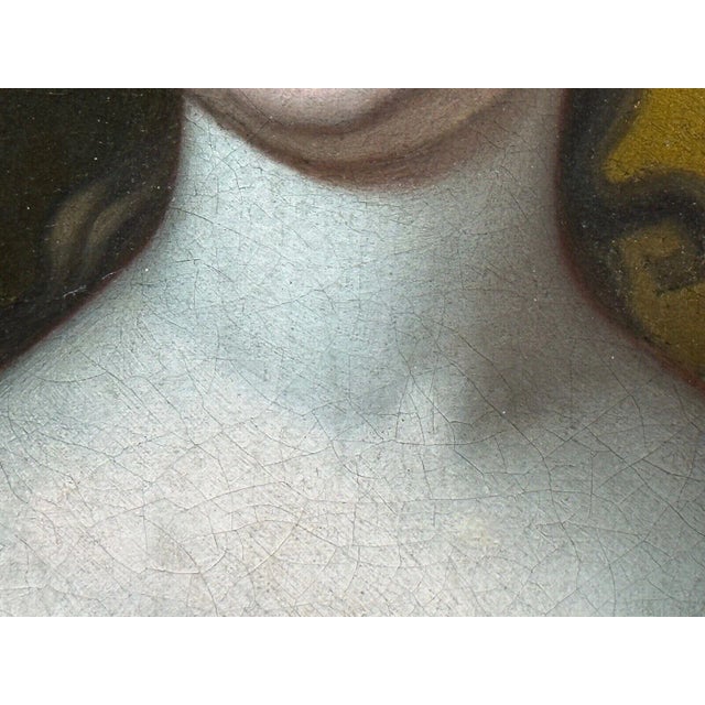 White 18th Century Oil Painting British Countess of Guilford Lady Lucy North Née Montagu – Circle of John Vanderbank For Sale - Image 8 of 17
