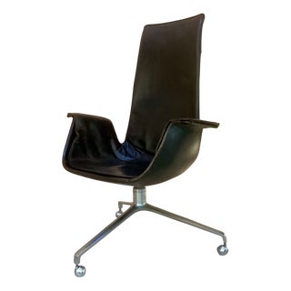 Model 6725 Swivel Tulip Chair by Preben Fabricius & Jørgen Kastholm for Walter Knoll, 1960 For Sale