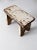 Antique Wooden Milk Stool For Sale - Image 6 of 7