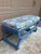 Blue Vintage Hand Painted Chinoiserie Bench For Sale - Image 8 of 14