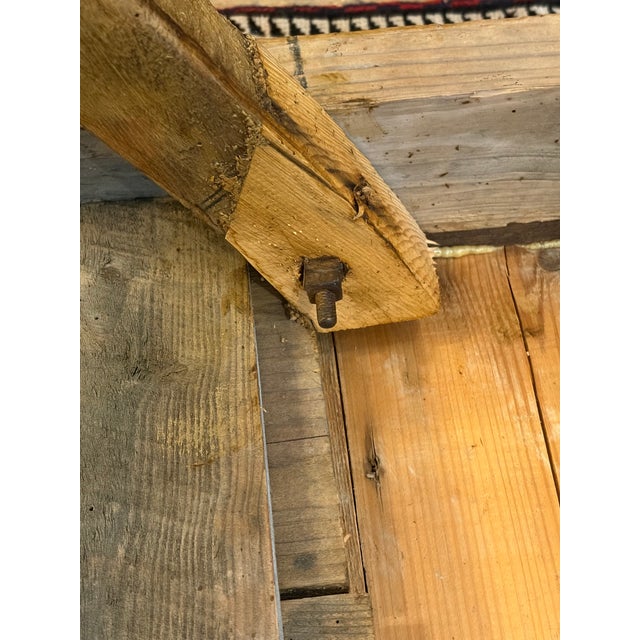Copper Antique Wheelbarrow Coffee Table For Sale - Image 8 of 10