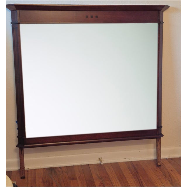 Mission Revival Dresser & Mirror Set For Sale - Image 12 of 13