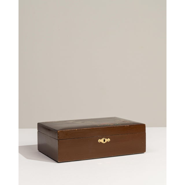 Early 20th Century China Brown Wood Box For Sale - Image 10 of 18