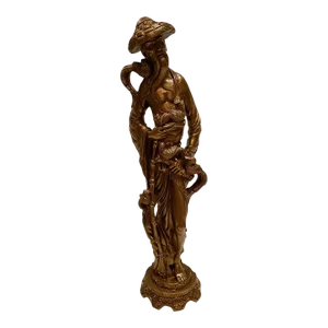 1960s Artmark Bird Man Status With Faux Bone, Made in Italy