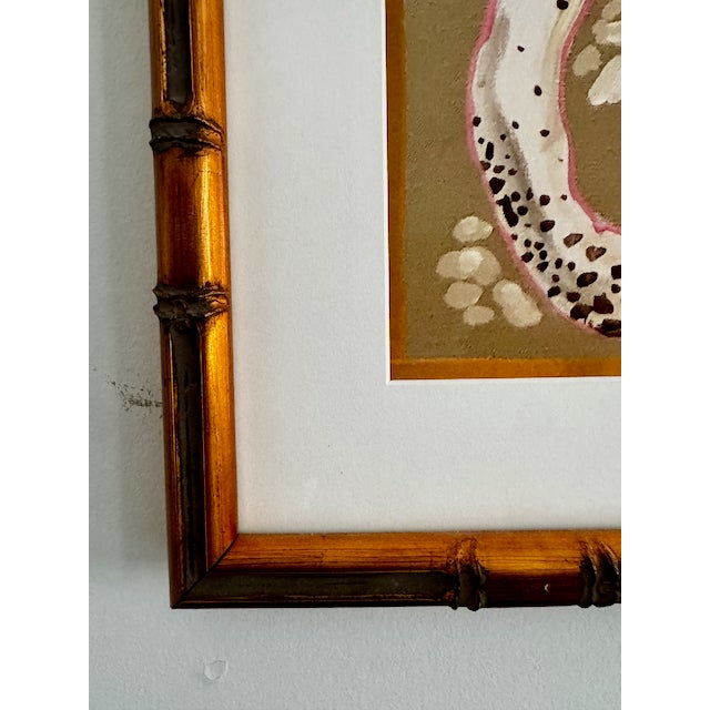 Beautiful Print by Paige Gemmel. No longer available. Custom framed and matted in a Very high quality gilded bamboo style...