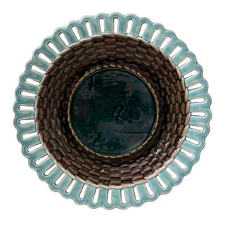 Wedgwood Reticulated Portrait Plate, C. 1878 For Sale