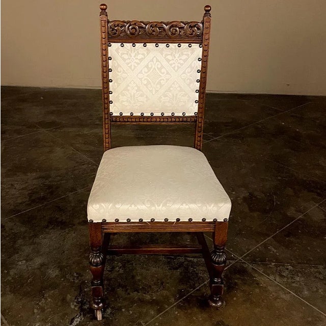 Set of Six Antique Renaissance Dining Chairs For Sale - Image 10 of 13